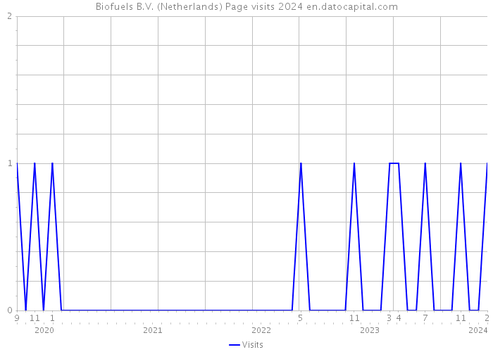 Biofuels B.V. (Netherlands) Page visits 2024 