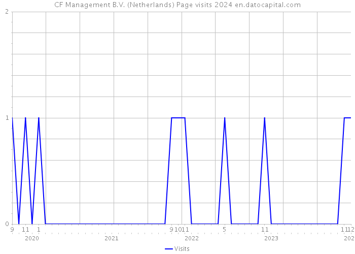 CF Management B.V. (Netherlands) Page visits 2024 