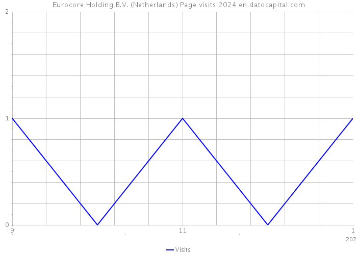 Eurocore Holding B.V. (Netherlands) Page visits 2024 