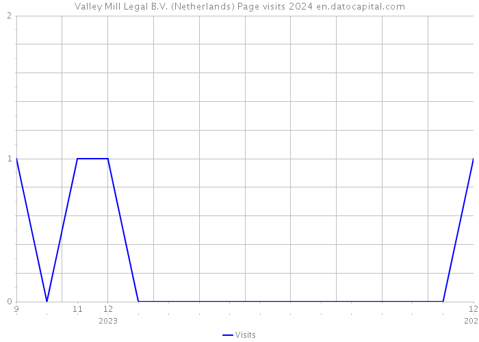 Valley Mill Legal B.V. (Netherlands) Page visits 2024 