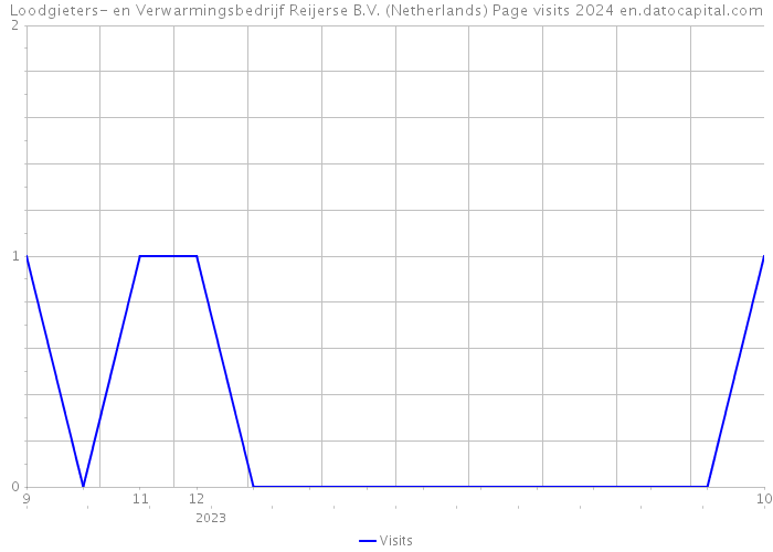 Loodgieters- en Verwarmingsbedrijf Reijerse B.V. (Netherlands) Page visits 2024 