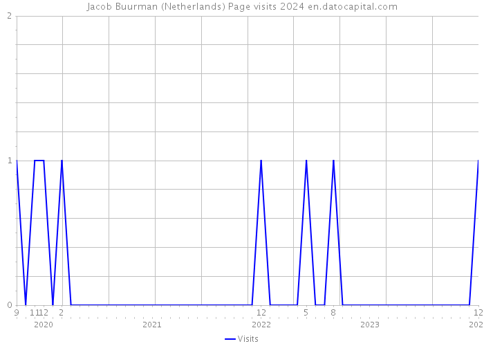 Jacob Buurman (Netherlands) Page visits 2024 