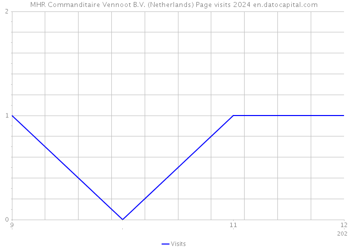 MHR Commanditaire Vennoot B.V. (Netherlands) Page visits 2024 