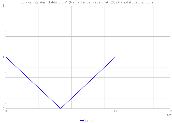 Joop van Zanten Holding B.V. (Netherlands) Page visits 2024 