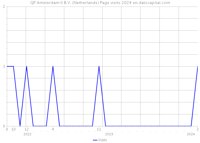 QP Amsterdam II B.V. (Netherlands) Page visits 2024 