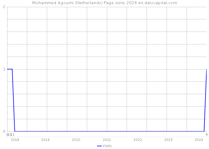 Mohammed Agoumi (Netherlands) Page visits 2024 