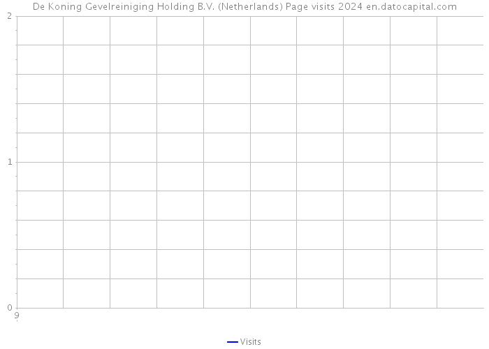 De Koning Gevelreiniging Holding B.V. (Netherlands) Page visits 2024 
