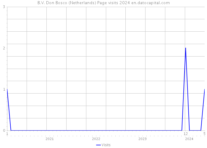 B.V. Don Bosco (Netherlands) Page visits 2024 