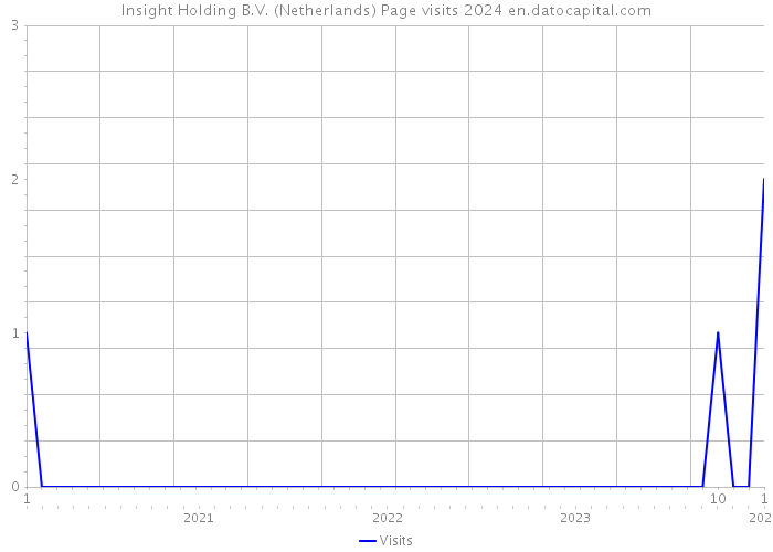 Insight Holding B.V. (Netherlands) Page visits 2024 
