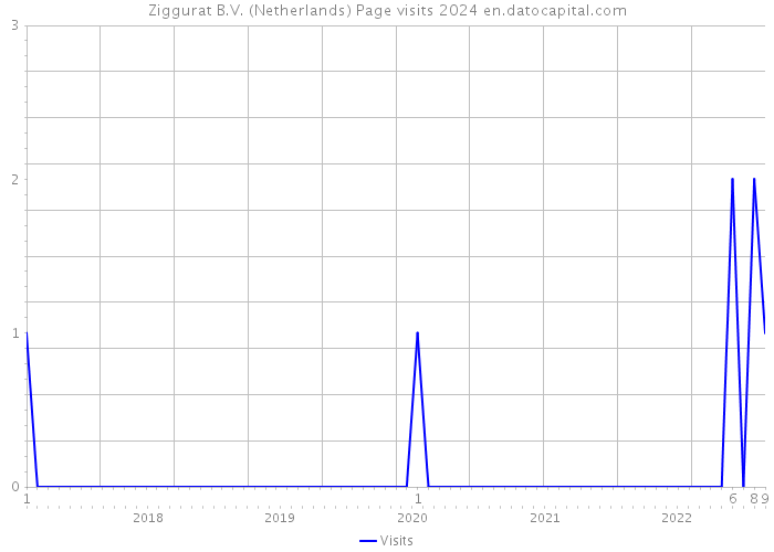Ziggurat B.V. (Netherlands) Page visits 2024 