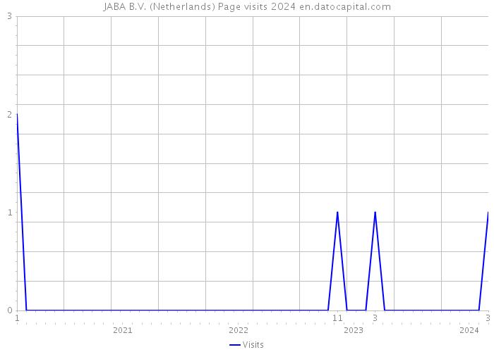 JABA B.V. (Netherlands) Page visits 2024 