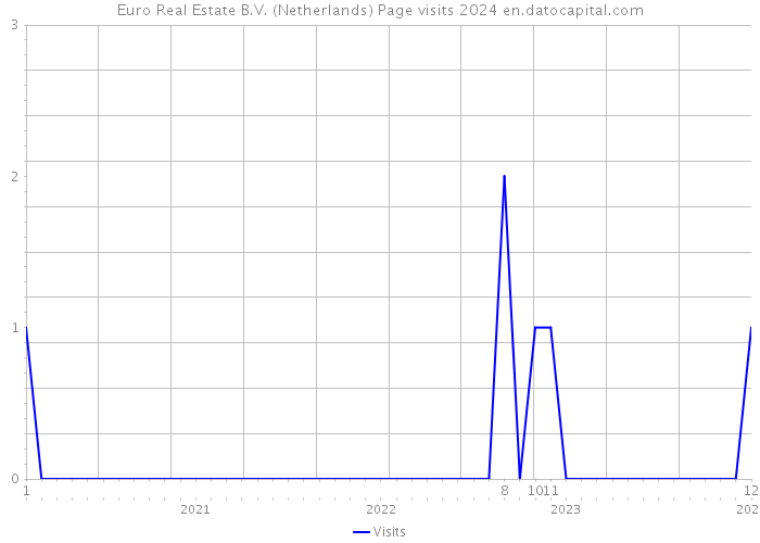 Euro Real Estate B.V. (Netherlands) Page visits 2024 