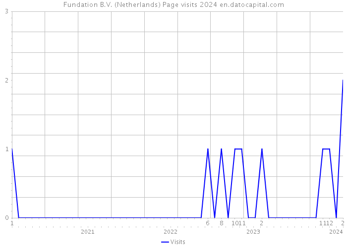 Fundation B.V. (Netherlands) Page visits 2024 