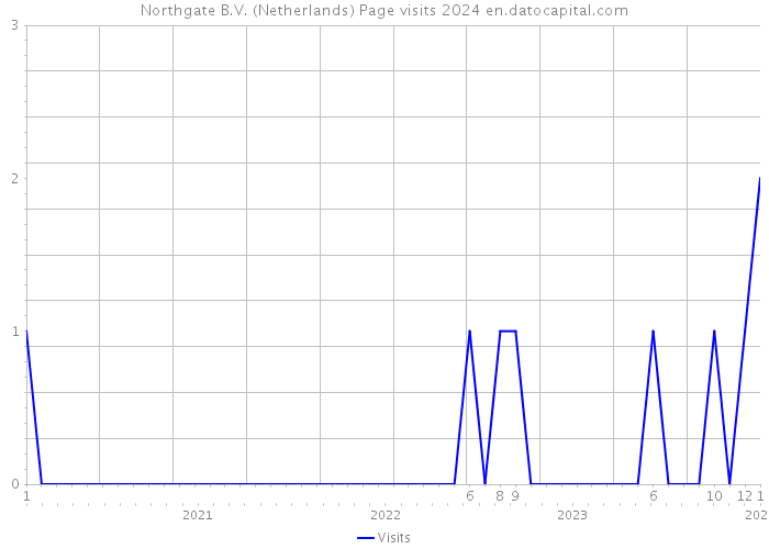 Northgate B.V. (Netherlands) Page visits 2024 