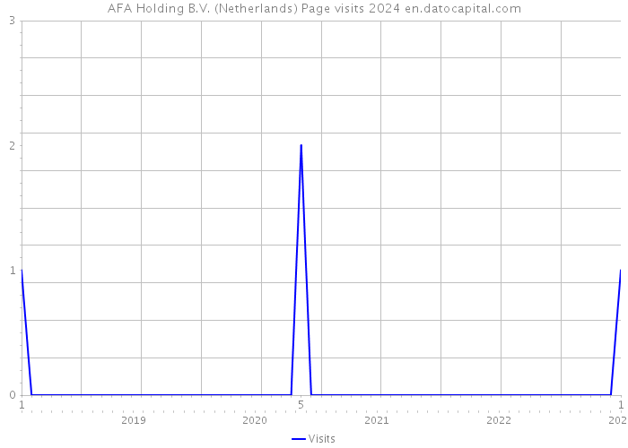 AFA Holding B.V. (Netherlands) Page visits 2024 