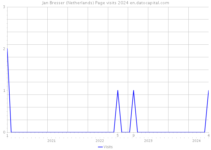 Jan Bresser (Netherlands) Page visits 2024 