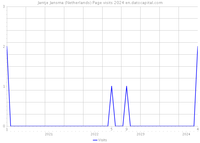Jantje Jansma (Netherlands) Page visits 2024 