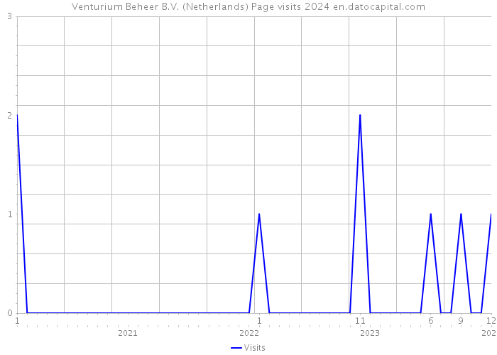 Venturium Beheer B.V. (Netherlands) Page visits 2024 