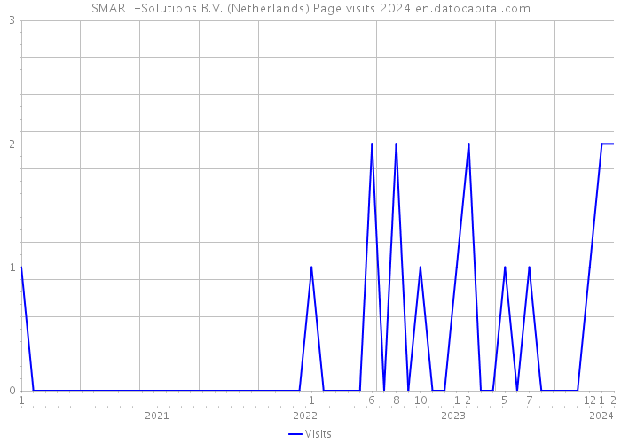 SMART-Solutions B.V. (Netherlands) Page visits 2024 