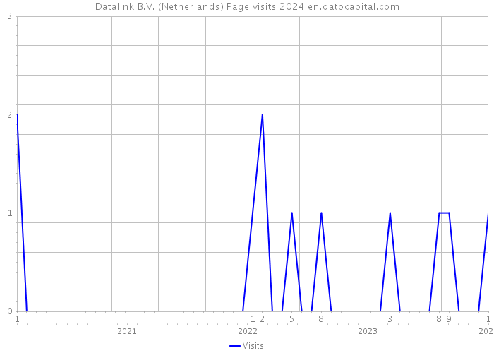 Datalink B.V. (Netherlands) Page visits 2024 