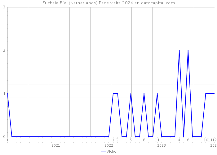 Fuchsia B.V. (Netherlands) Page visits 2024 