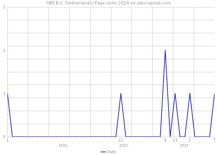 NBS B.V. (Netherlands) Page visits 2024 