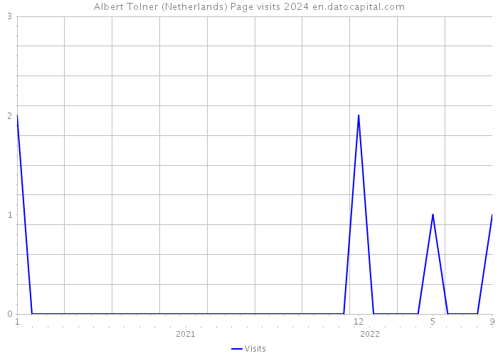 Albert Tolner (Netherlands) Page visits 2024 