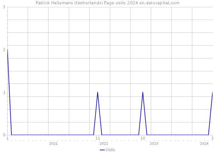 Patrick Hellemans (Netherlands) Page visits 2024 