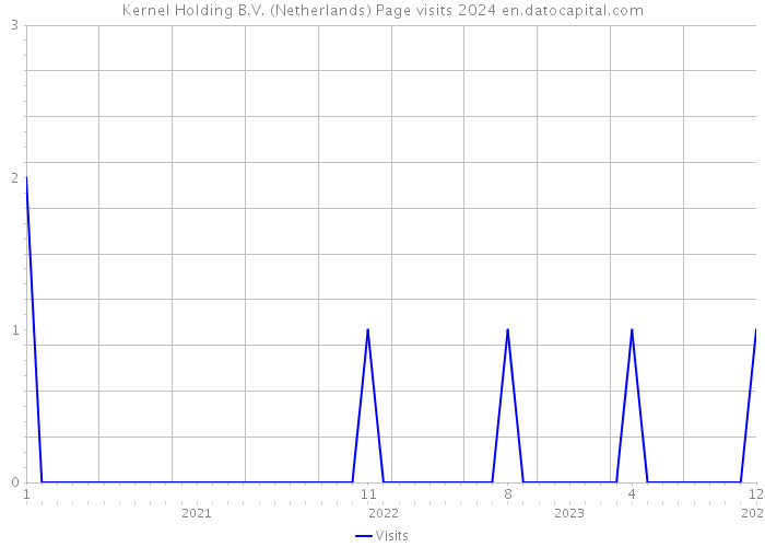 Kernel Holding B.V. (Netherlands) Page visits 2024 