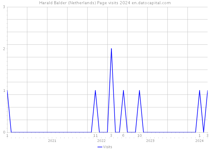 Harald Balder (Netherlands) Page visits 2024 