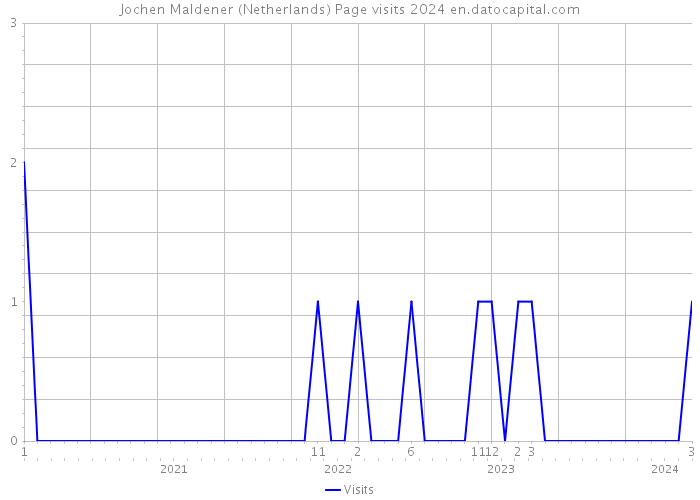 Jochen Maldener (Netherlands) Page visits 2024 