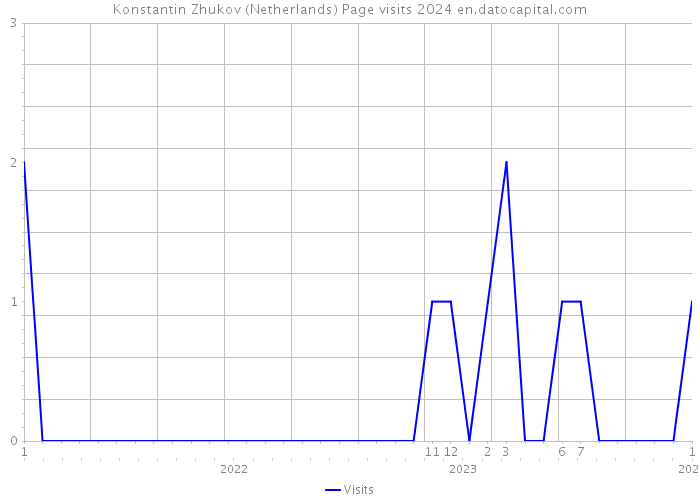 Konstantin Zhukov (Netherlands) Page visits 2024 