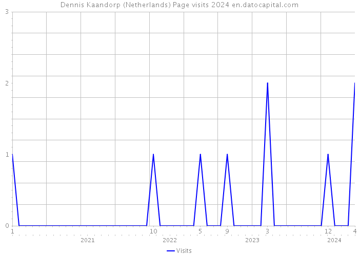 Dennis Kaandorp (Netherlands) Page visits 2024 