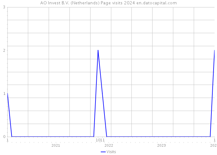 AO Invest B.V. (Netherlands) Page visits 2024 
