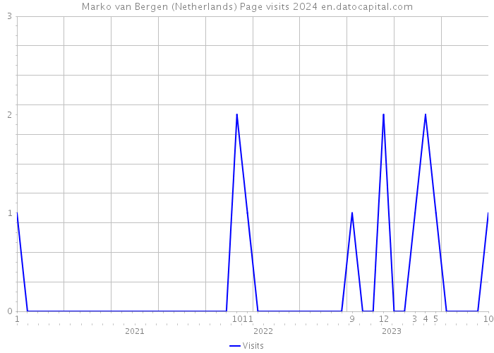 Marko van Bergen (Netherlands) Page visits 2024 