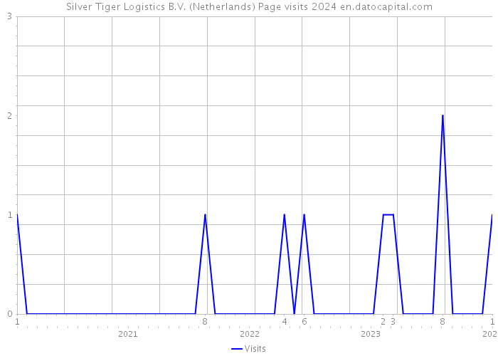 Silver Tiger Logistics B.V. (Netherlands) Page visits 2024 