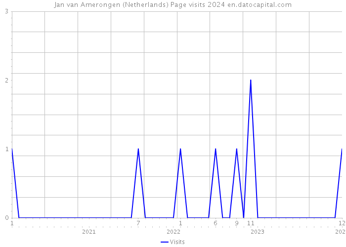 Jan van Amerongen (Netherlands) Page visits 2024 