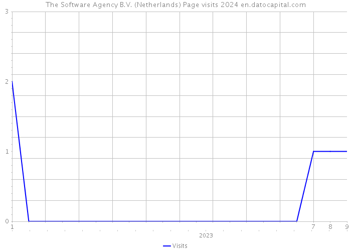 The Software Agency B.V. (Netherlands) Page visits 2024 