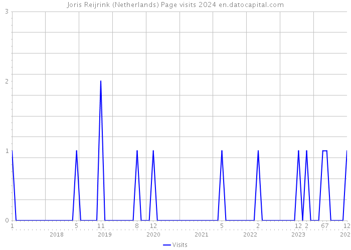 Joris Reijrink (Netherlands) Page visits 2024 