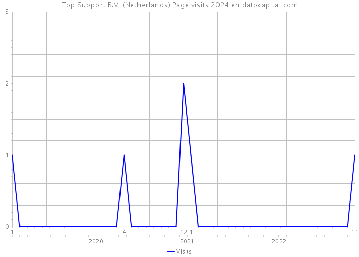 Top Support B.V. (Netherlands) Page visits 2024 