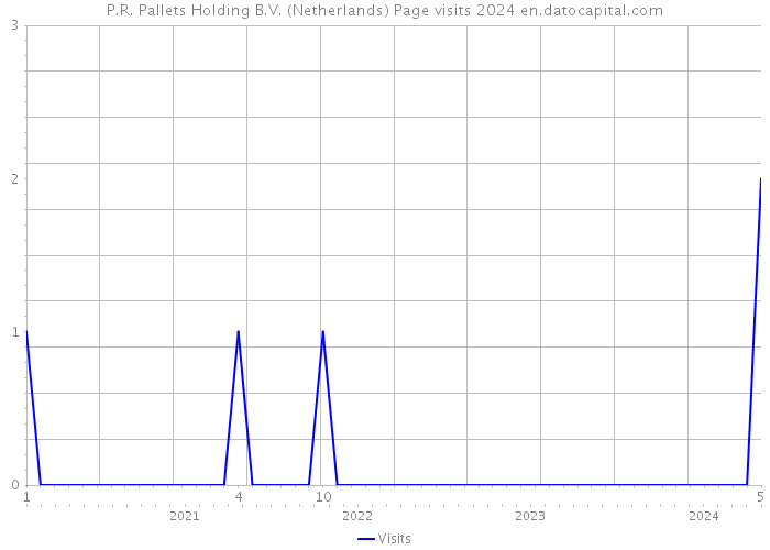P.R. Pallets Holding B.V. (Netherlands) Page visits 2024 
