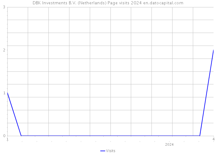 DBK Investments B.V. (Netherlands) Page visits 2024 