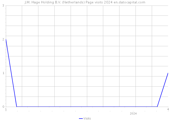 J.M. Hage Holding B.V. (Netherlands) Page visits 2024 