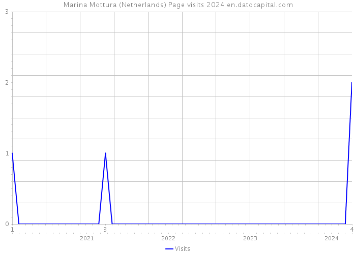 Marina Mottura (Netherlands) Page visits 2024 