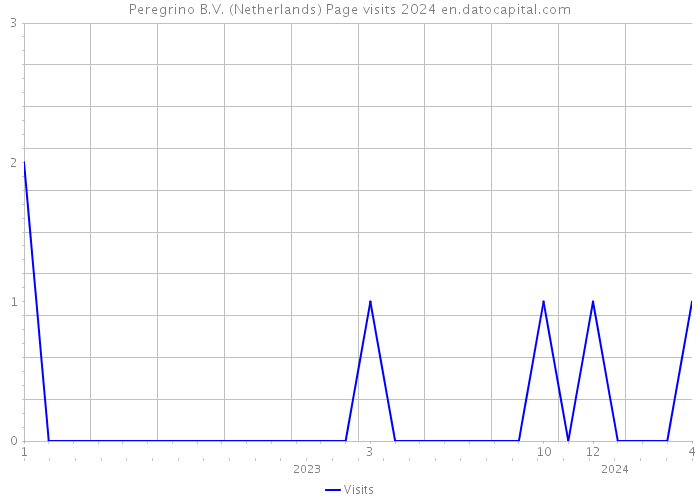 Peregrino B.V. (Netherlands) Page visits 2024 