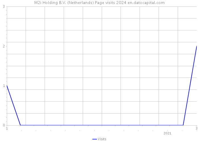 M2i Holding B.V. (Netherlands) Page visits 2024 