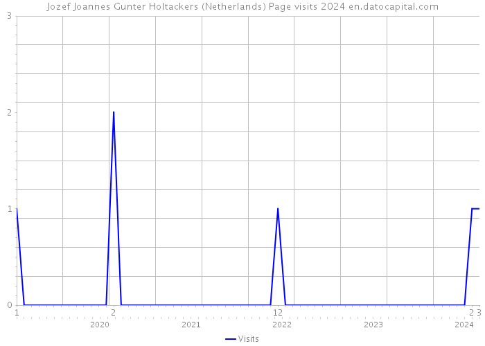 Jozef Joannes Gunter Holtackers (Netherlands) Page visits 2024 