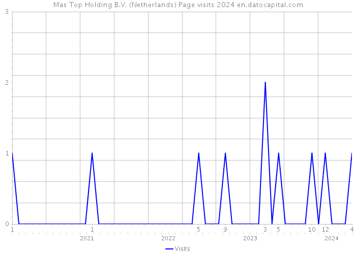 Mas Top Holding B.V. (Netherlands) Page visits 2024 