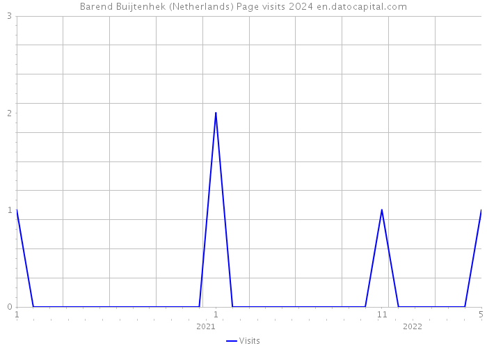 Barend Buijtenhek (Netherlands) Page visits 2024 