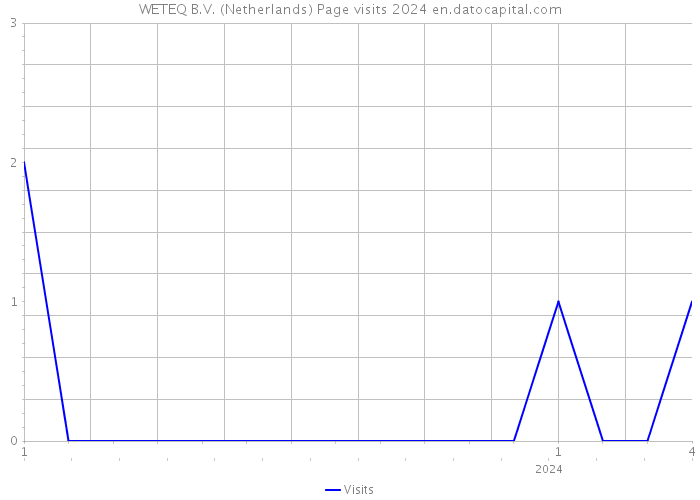 WETEQ B.V. (Netherlands) Page visits 2024 
